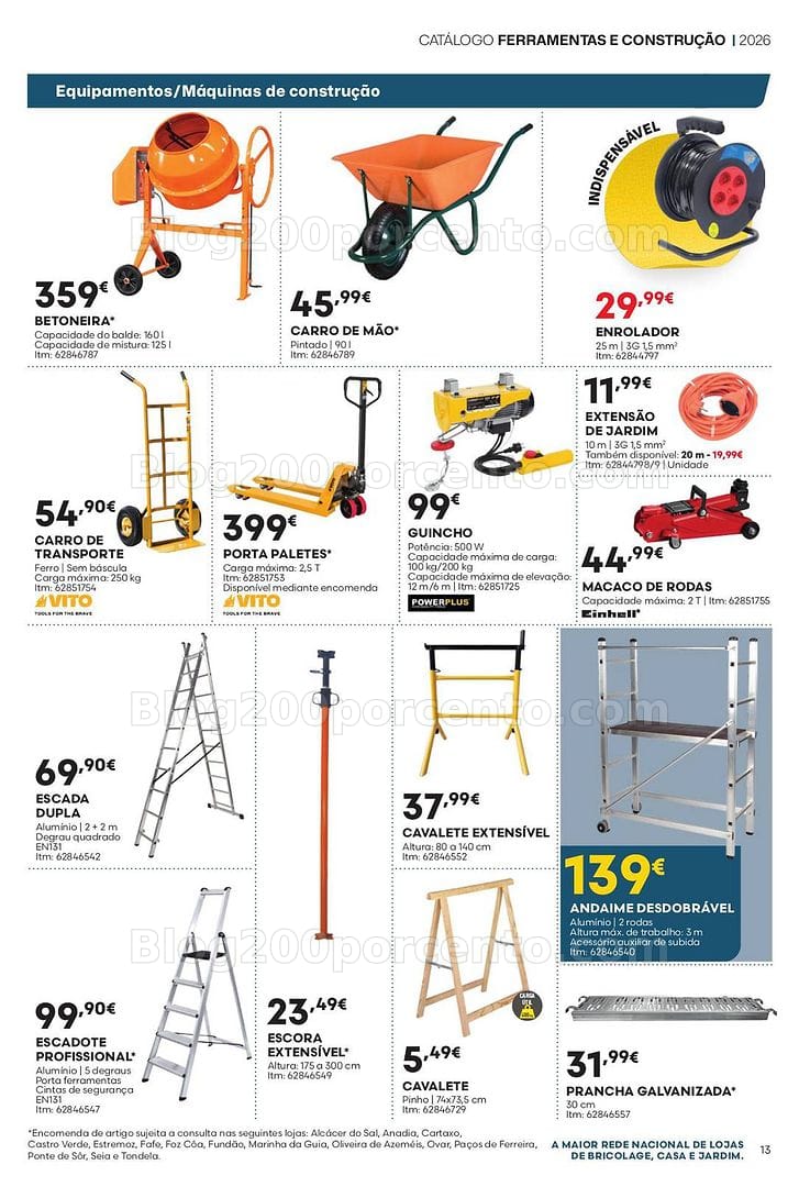Antevisão Folheto BRICOMARCHÉ Promoções de 16 julho a 23 agosto